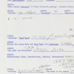 Western questionnaire, answ...