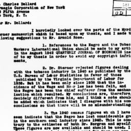 Letter from Herbert R. Nort...