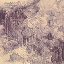 Aerial perspective drawing.