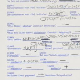 Western questionnaire, answ...