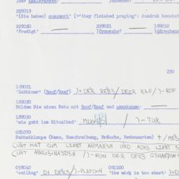 Western questionnaire, answ...