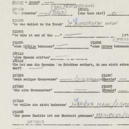 Western questionnaire, answ...
