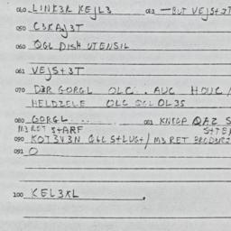 Eastern questionnaire, answ...