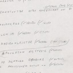 Eastern questionnaire, answ...