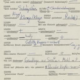 Western questionnaire, answ...