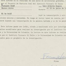 Reminiscences of Fernando S...