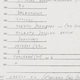 Eastern questionnaire, answ...