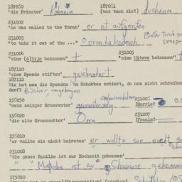 Western questionnaire, answ...