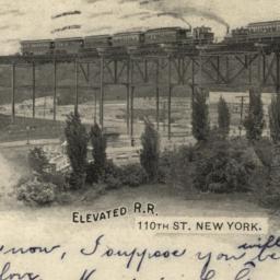 Elevated R.R. 110th St. New...