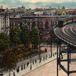 Elevated R.R. Curve at 110t...