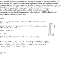 Announcements, 2004-04-30. ...