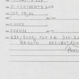 Eastern questionnaire, answ...