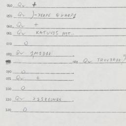 Eastern questionnaire, answ...