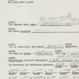 Western questionnaire, answ...