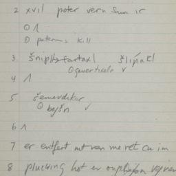 Eastern questionnaire, blue...