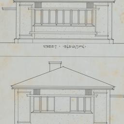 Street, rear elevations