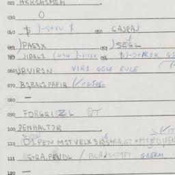 Eastern questionnaire, answ...