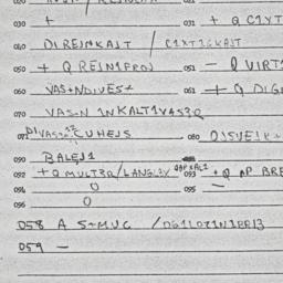 Eastern questionnaire, answ...
