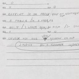 Eastern questionnaire, answ...