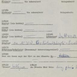 Western questionnaire, answ...