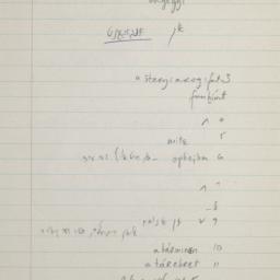 Eastern questionnaire, blue...