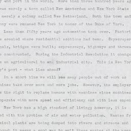 New York's Future as I ...