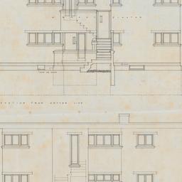 Longitudinal section, left ...