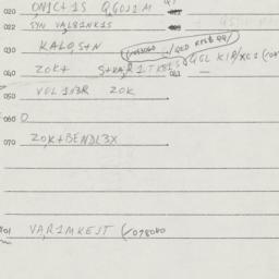 Eastern questionnaire, answ...