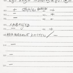Eastern questionnaire, answ...