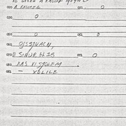 Eastern questionnaire, answ...
