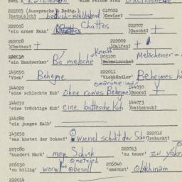Western questionnaire, answ...