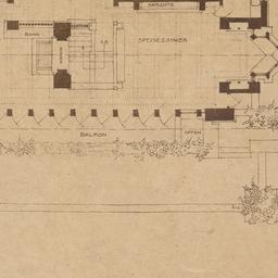 First floor plan, partial