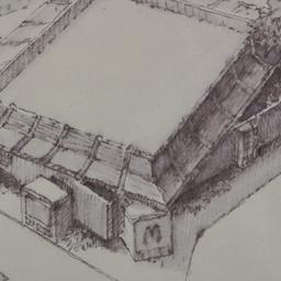 Aerial perspective drawing.