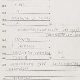 Eastern questionnaire, answ...