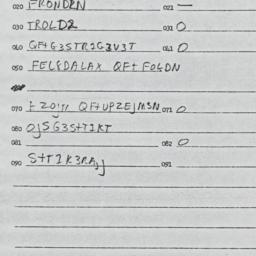 Eastern questionnaire, answ...