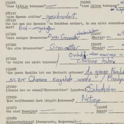 Western questionnaire, answ...