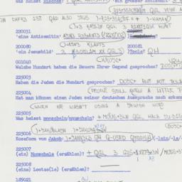 Western questionnaire, answ...