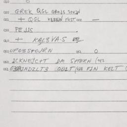 Eastern questionnaire, answ...