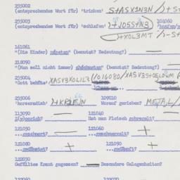 Western questionnaire, answ...