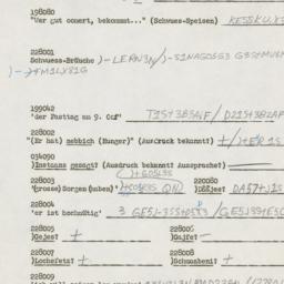 Western questionnaire, answ...