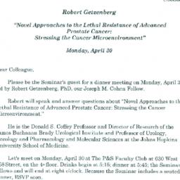 Announcements, 2012-04-30. ...