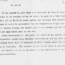 Memorandum from Florence An...