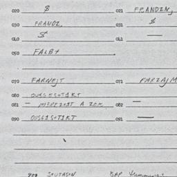 Eastern questionnaire, answ...