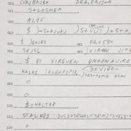 Eastern questionnaire, answ...