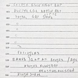 Eastern questionnaire, answ...