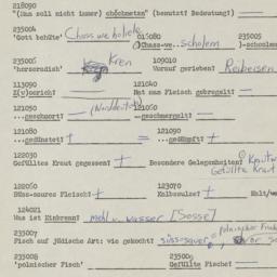 Western questionnaire, answ...