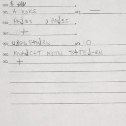Eastern questionnaire, answ...