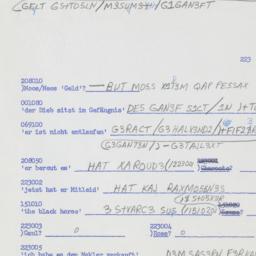 Western questionnaire, answ...