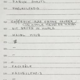 Eastern questionnaire, answ...