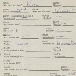 Western questionnaire, answ...